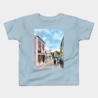 Caribbean - A Street in St. George's Bermuda Kids T-Shirt